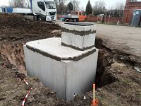 detailní reference, Přerov, Moštěnice, betonová vodoměrná šachta, betonová akumulační nádrž, db betonové jímky